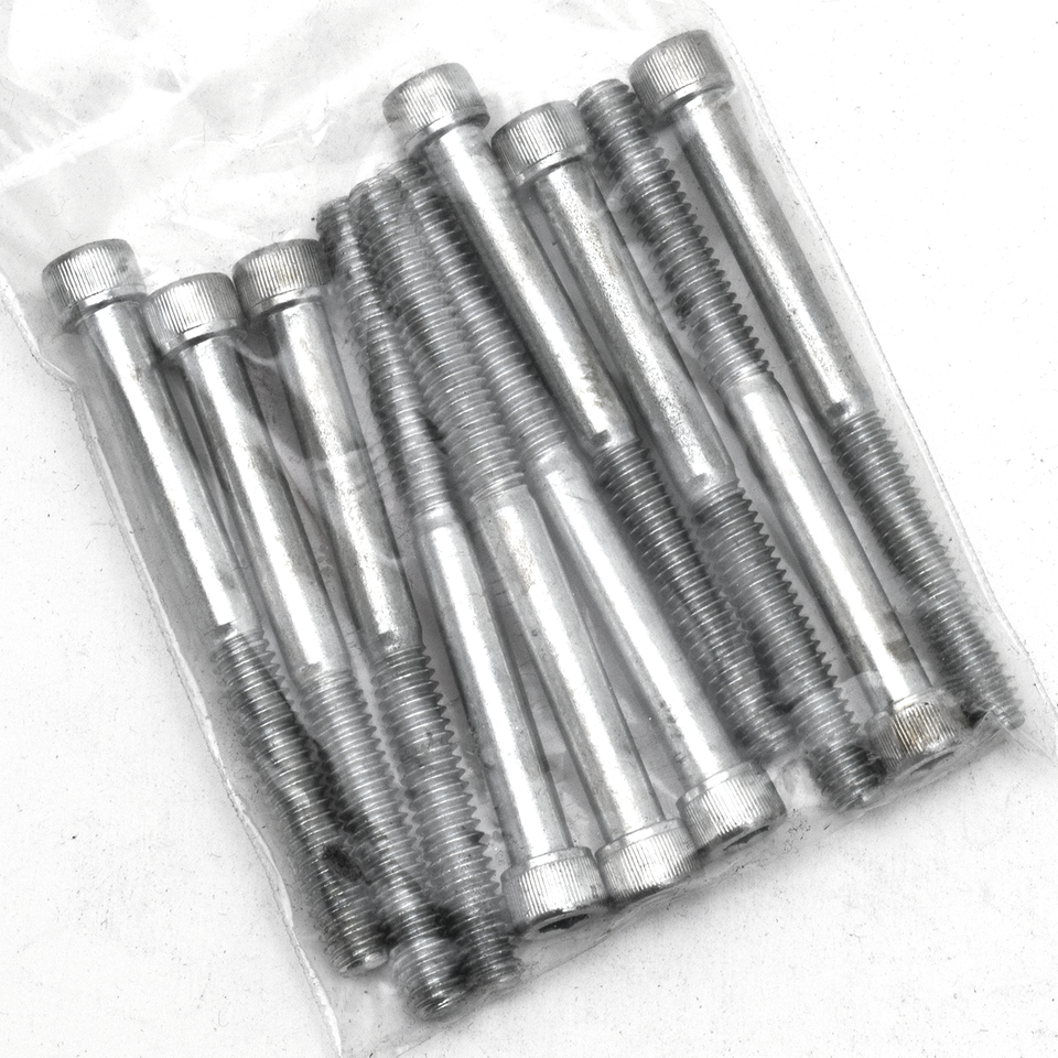 10pck allen bolt 1/4-20x2-3/4" UNC zinc