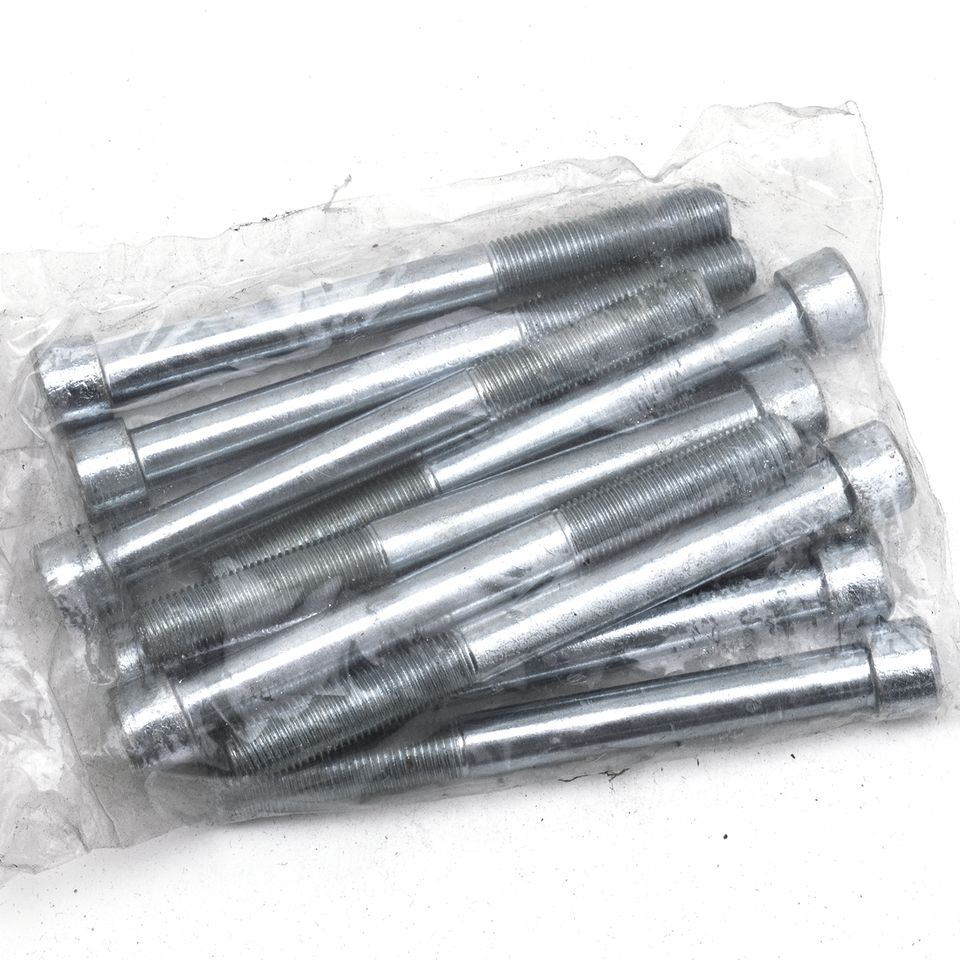 10pck allen bolt 3/8-24x3-3/4" UNF zinc