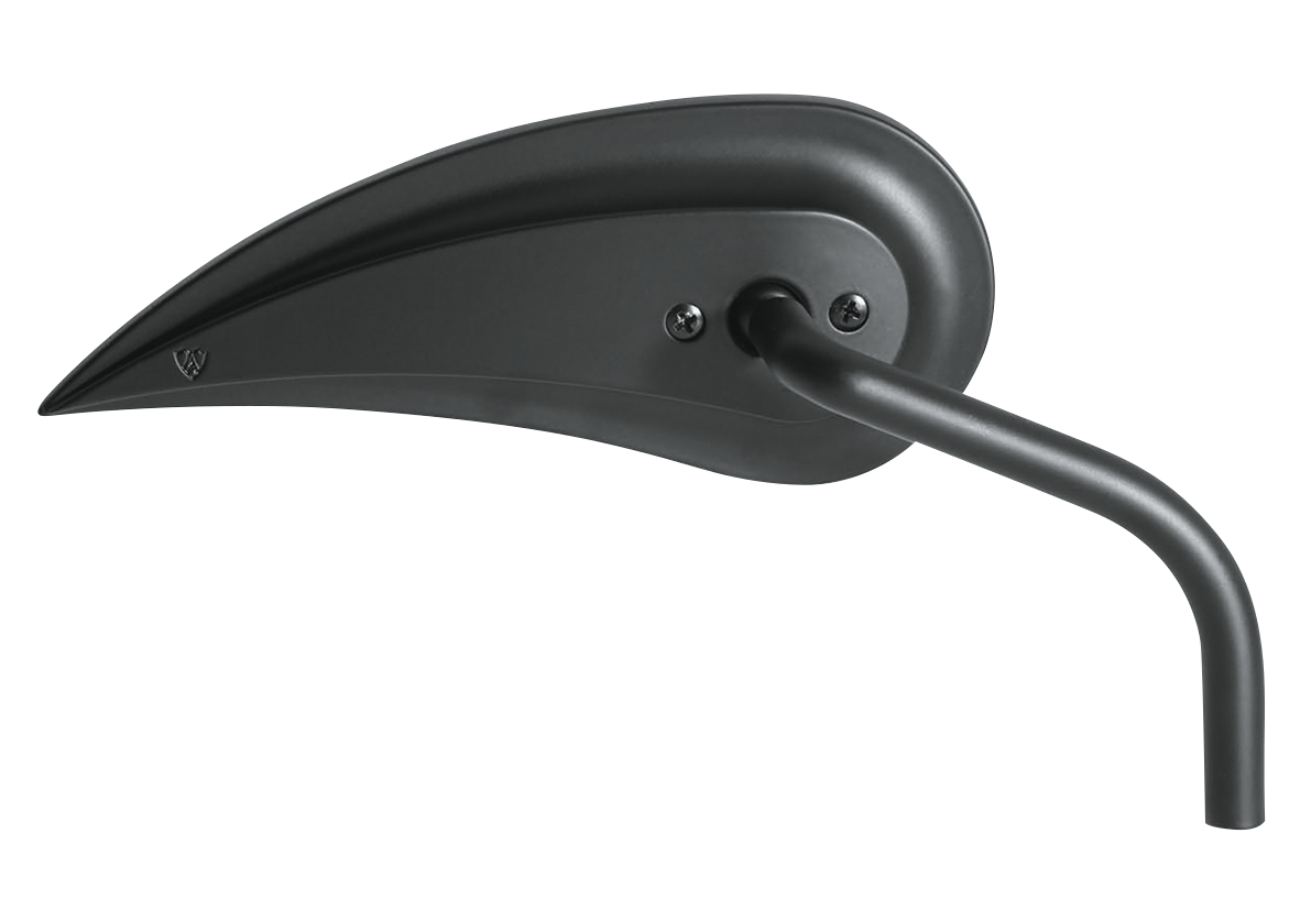 RAD-III TEARDROP MIRROR, BLK, RIGHT (HD