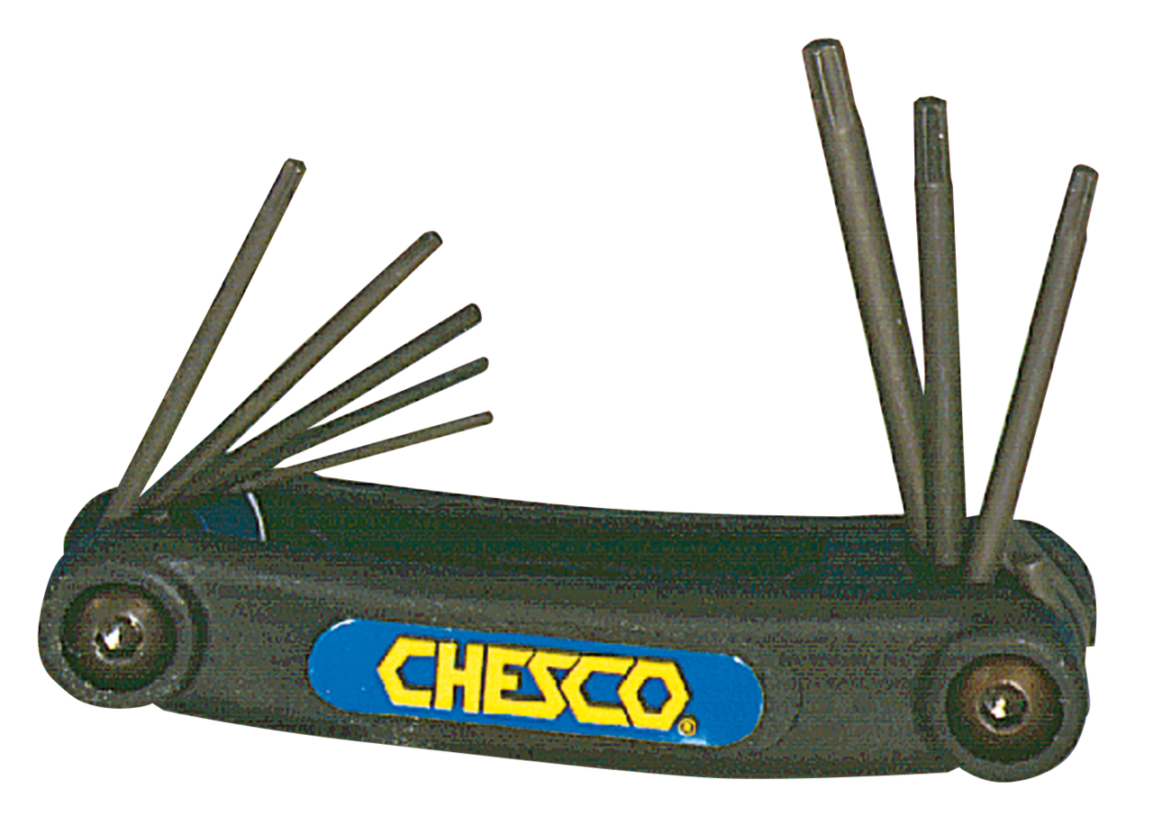 Torx key set 8 piece 6-25