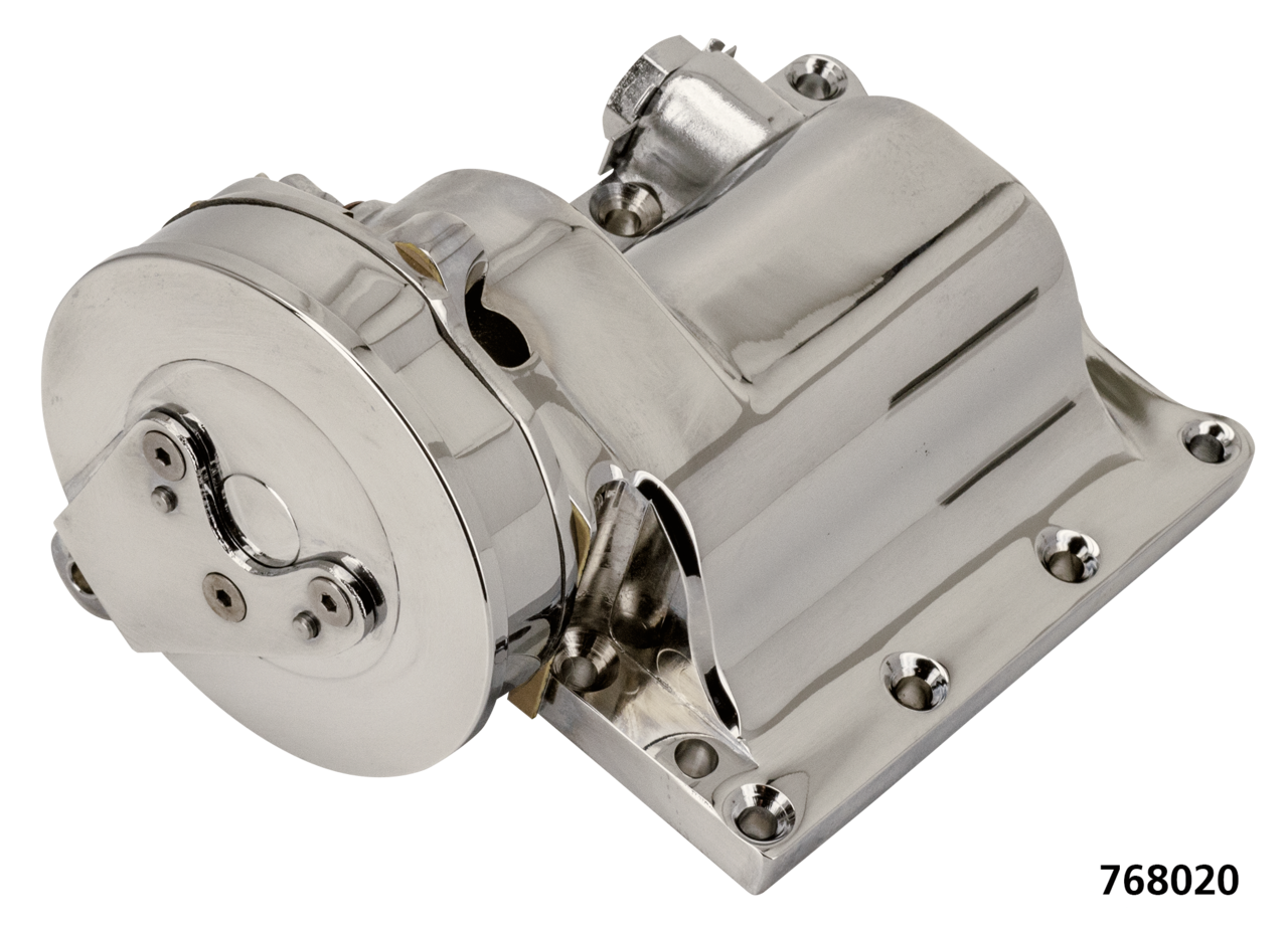 Complete shifter top FL65-79, chrome