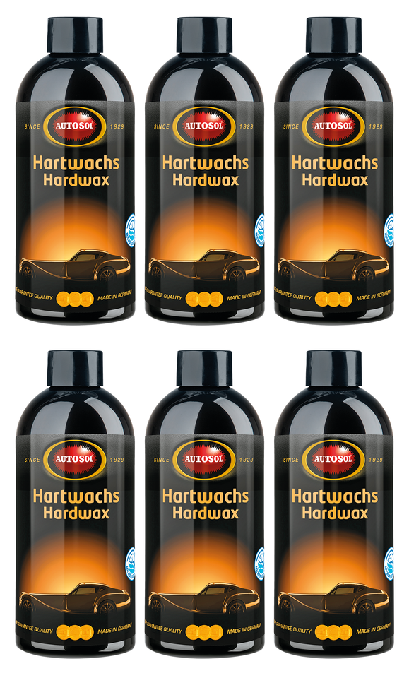 6pck Autosol Hard Wax 500ml