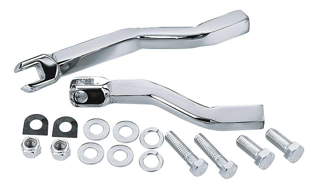 GZP Hi-Way peg support FX/XL Chrome W/bo