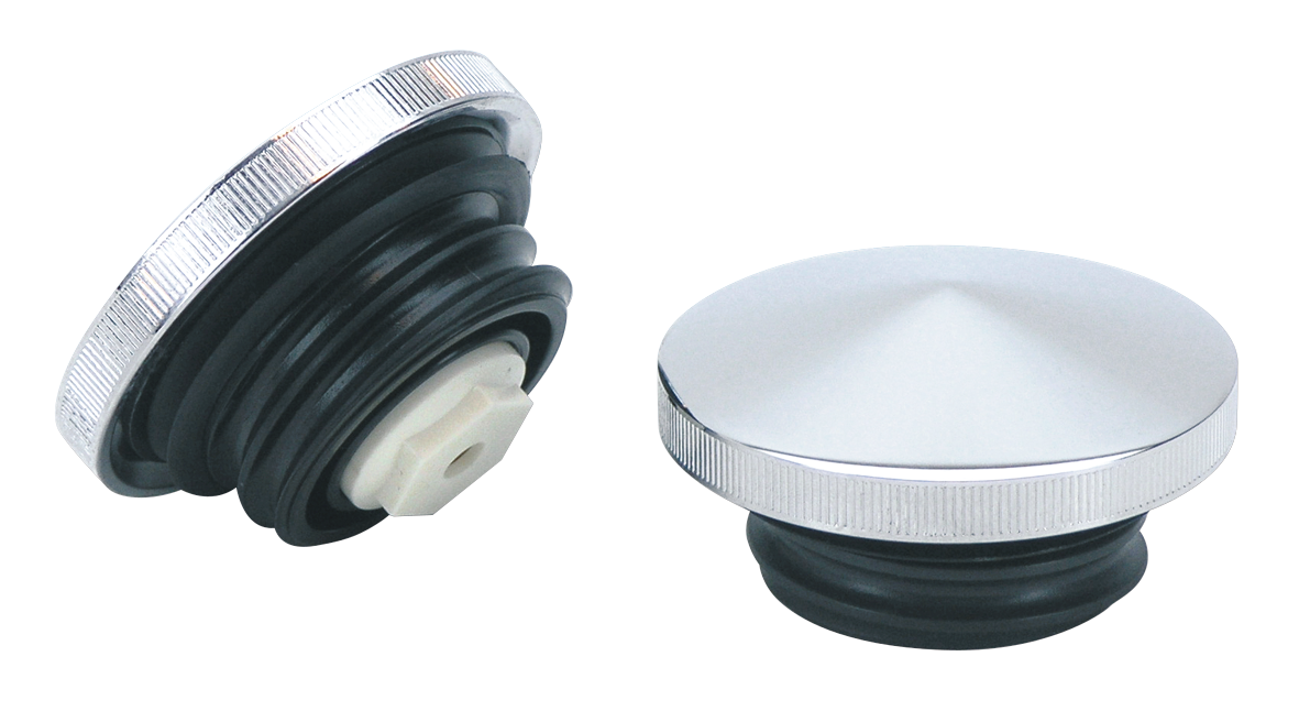 GZP chrome pointed gascap vented 82-up