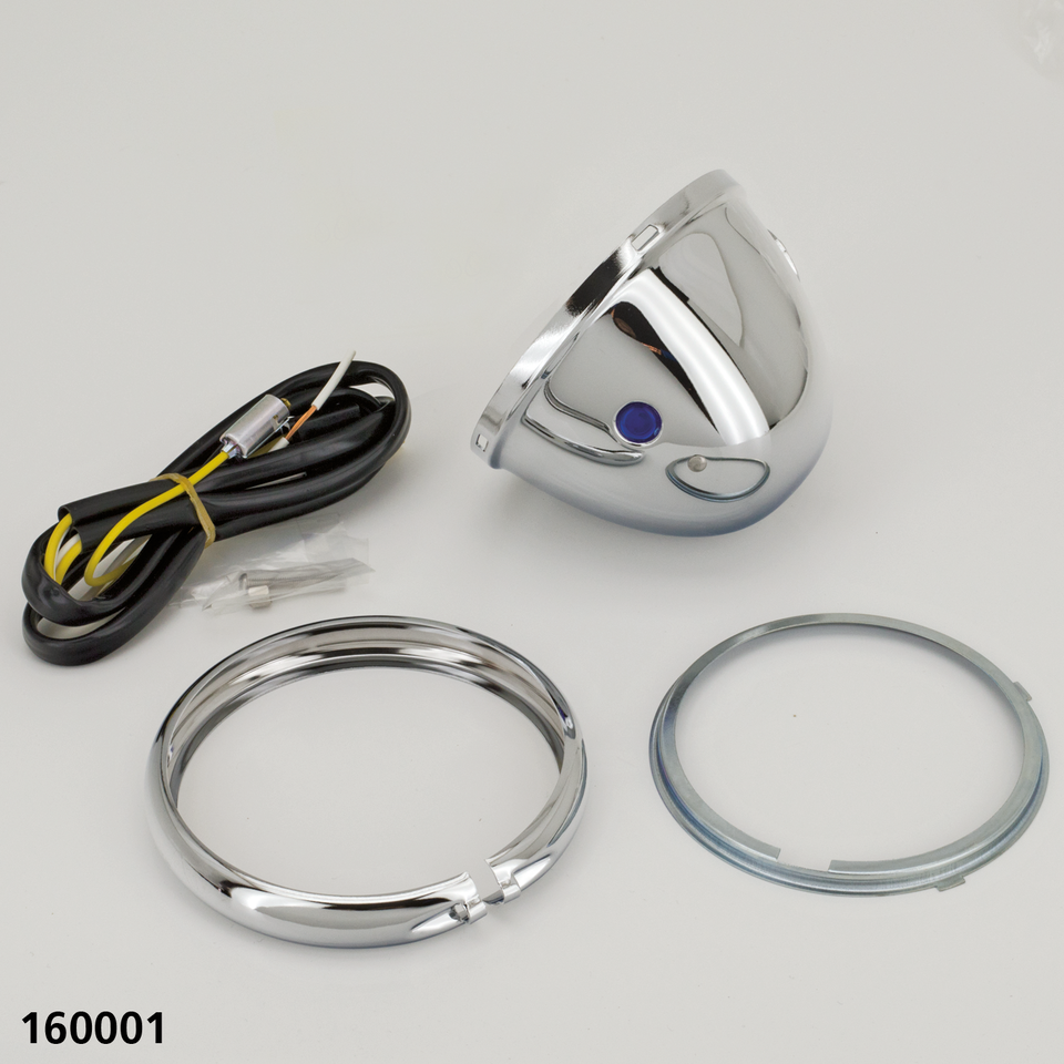 GZP 4.5" chrome Drive/Spotlight w/o unit