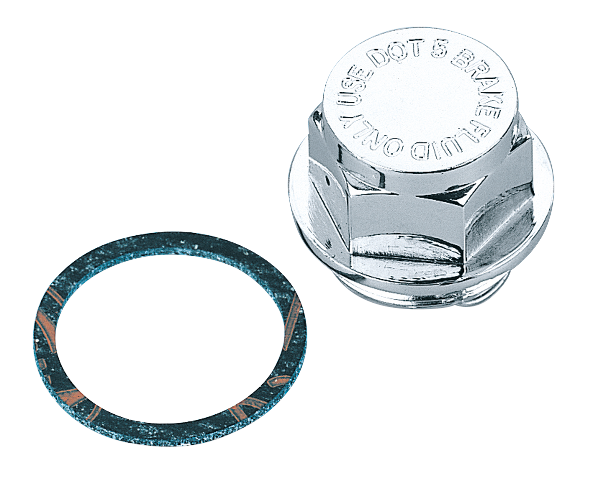 GZP Chrome rear brake cylinder cap #4176