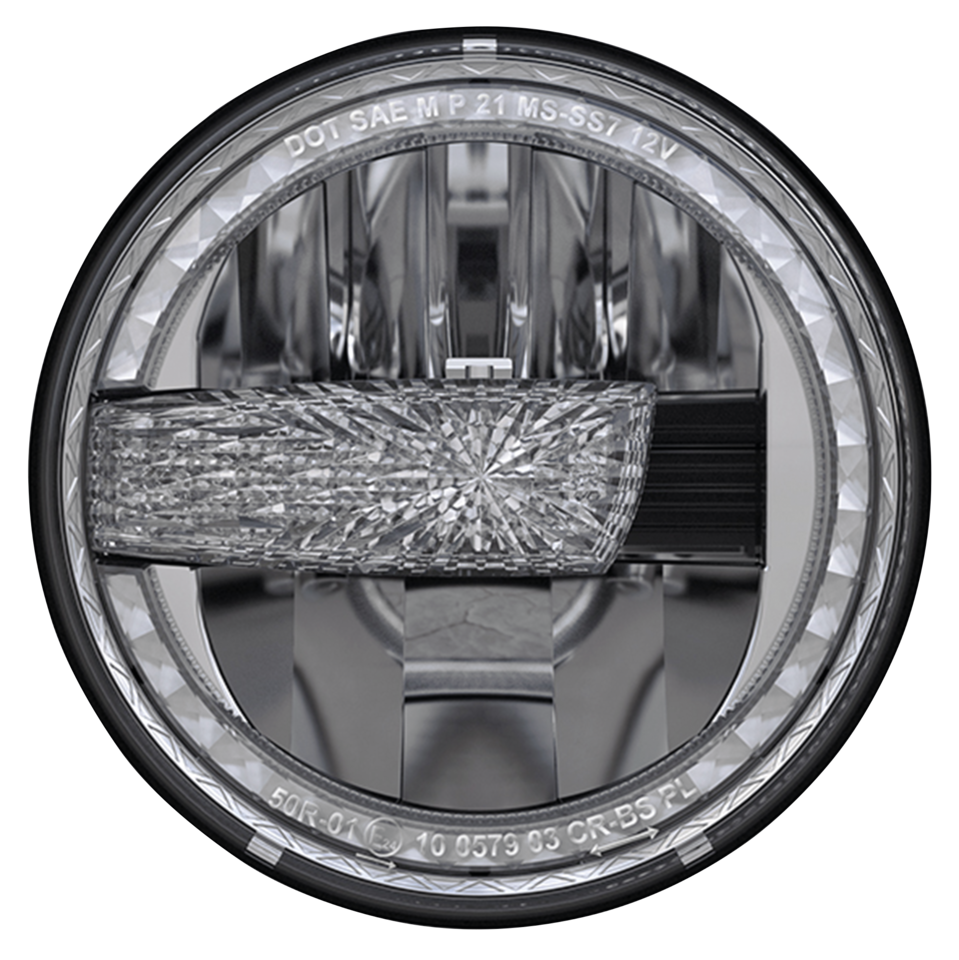 LED 7" HALO Headlight Unit Style 4