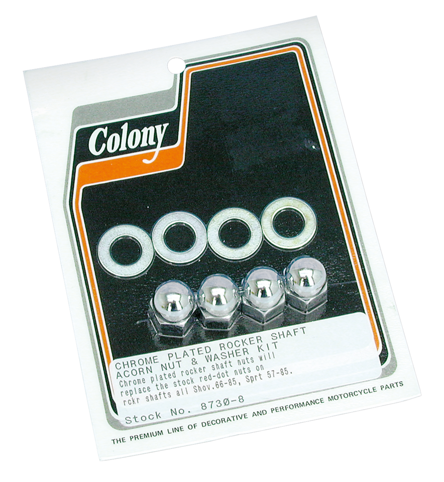 Rockerarm shaft end nut kit