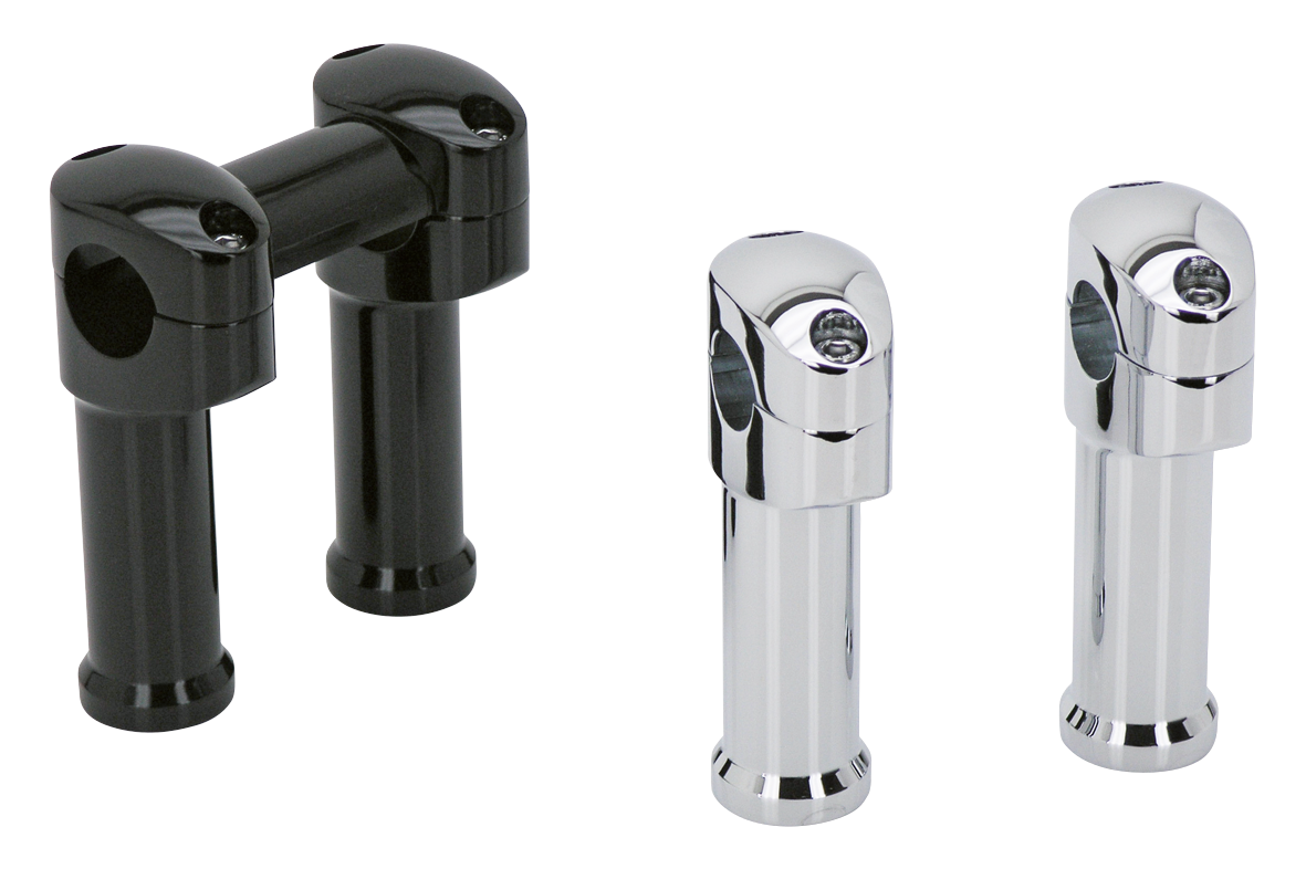 GZP Chr riser kit 1"ID 2-piece top cl