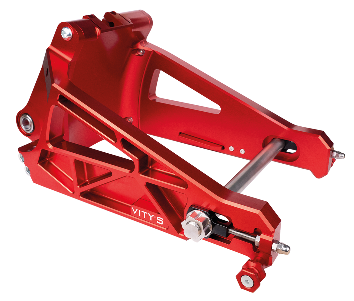 Vity's Billet Swingarm Red ST18-Up