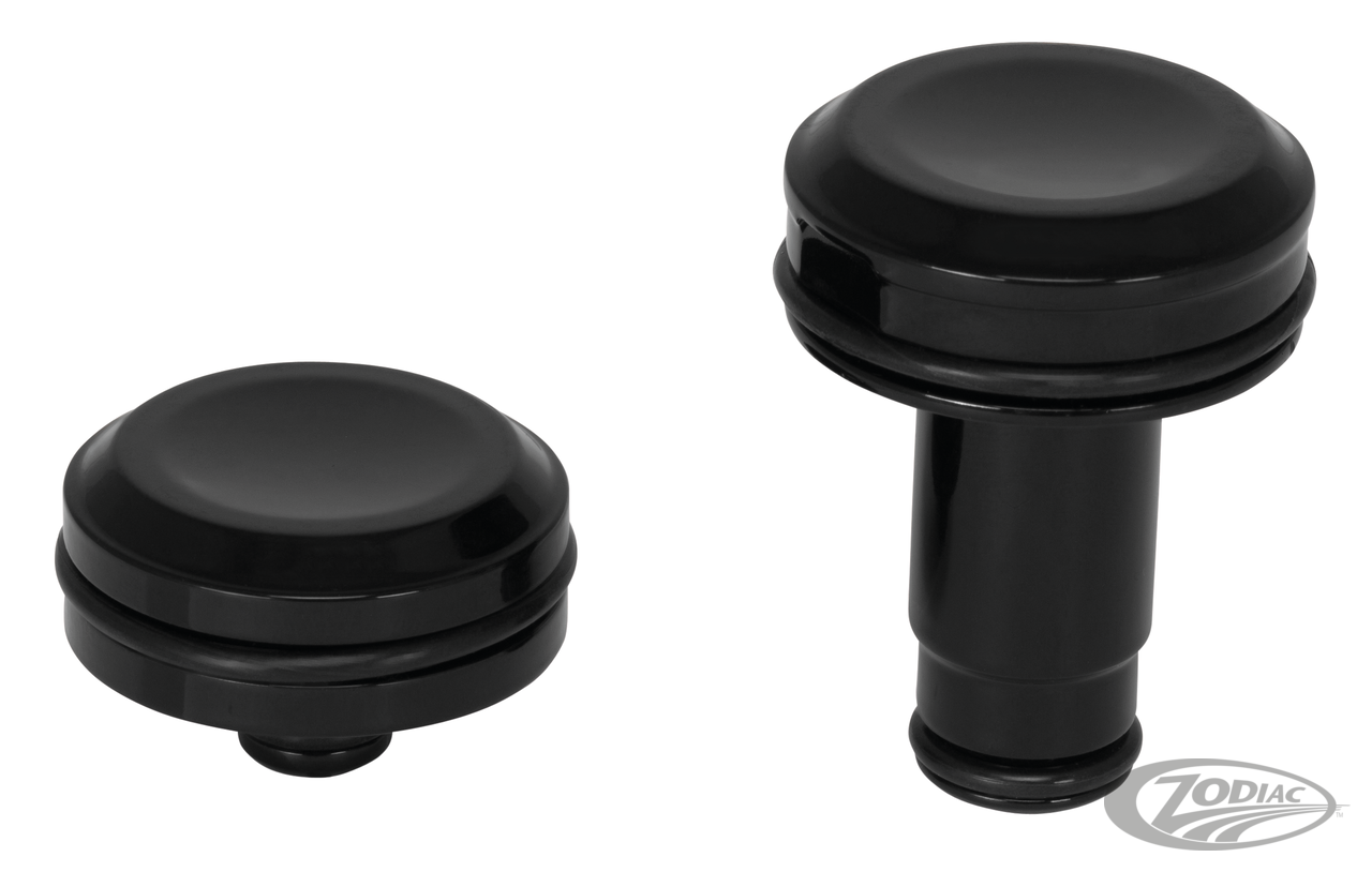 Front Axle Cover Smooth Black FXFB18-Up