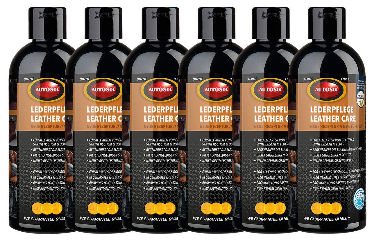 6pck Autosol Leather Care 250ml