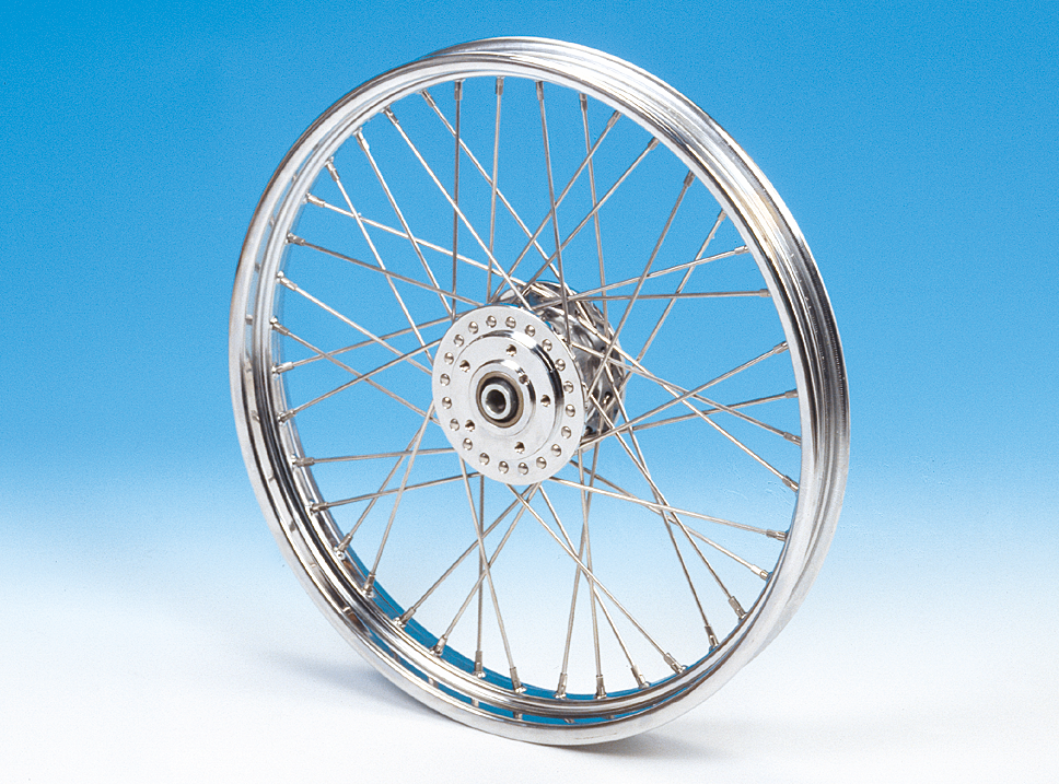 Wheel 19" alu hub 77-83 stainl. spk