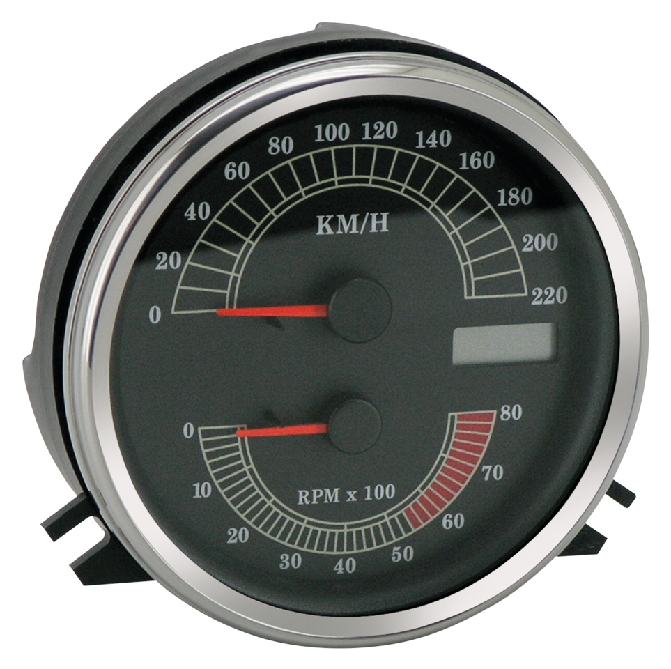 GZP Black Speedo/Tacho kit MPH