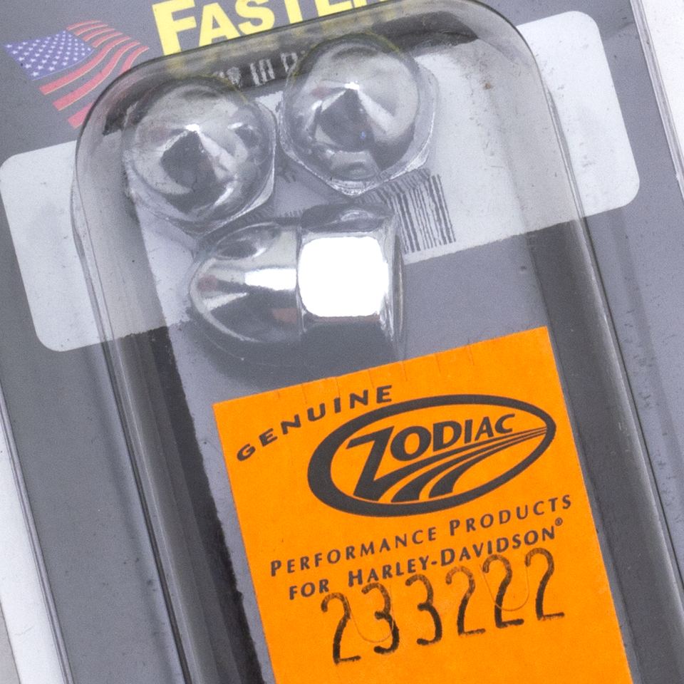 Chrome acorn nuts 3/8-24 UNF set/3