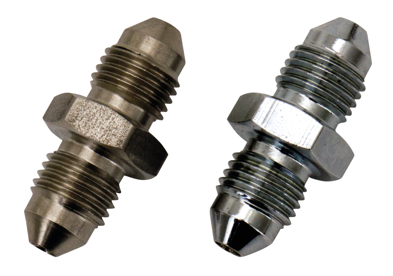 Chrome AN-3 banjo fitting 10mm 90 degr.