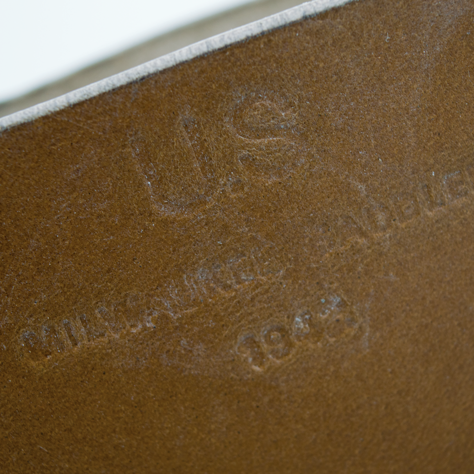 leather scabbard for submachine gun brac