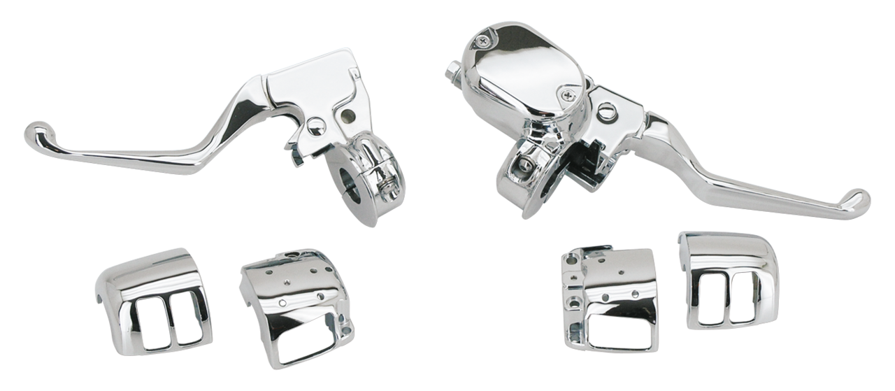 GZP Blk Handlebar ctrl kit XL07-13 1/2"