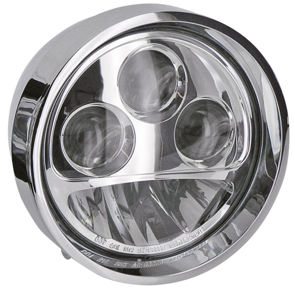 GZP Intense LED 5.75" Headlight chrome