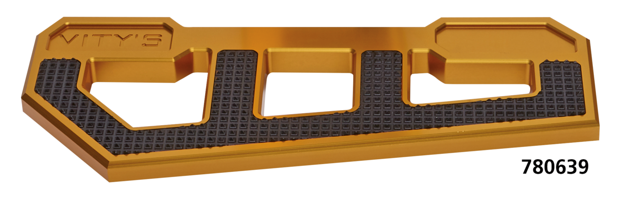 RACING FLOORBOARDS GOLD W/ DIAMOND BLACK