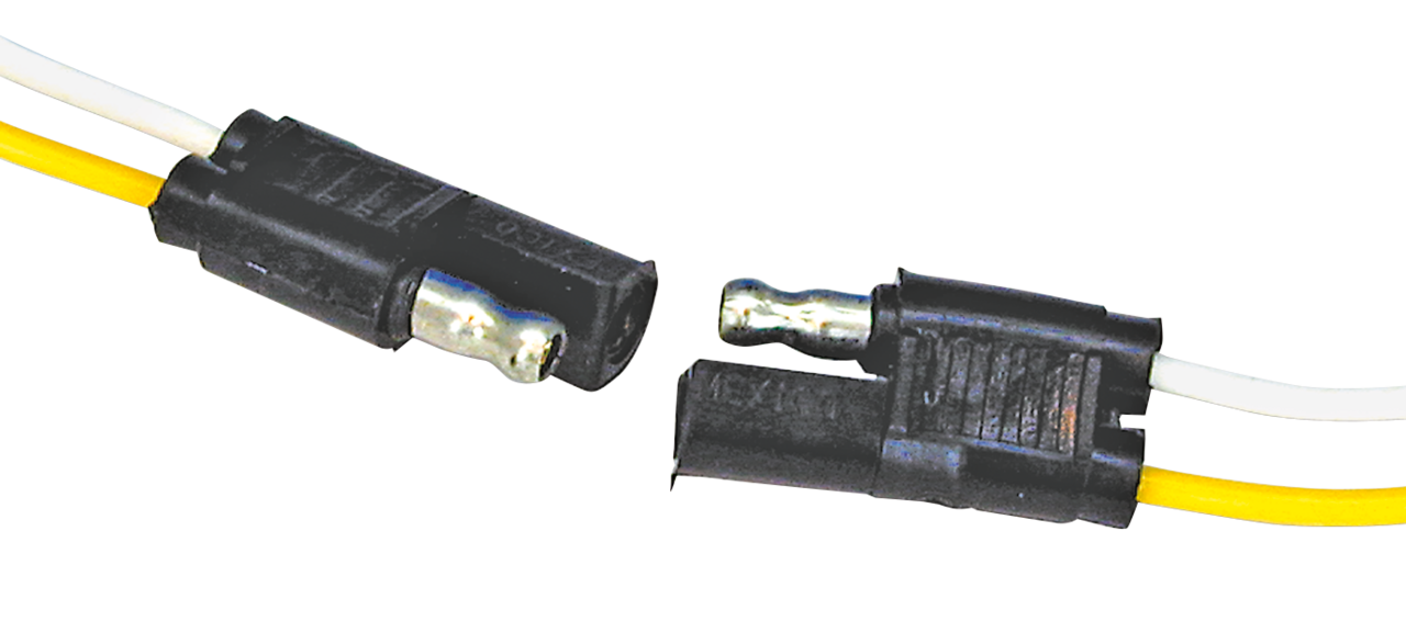 Connector, flat type 2 pole