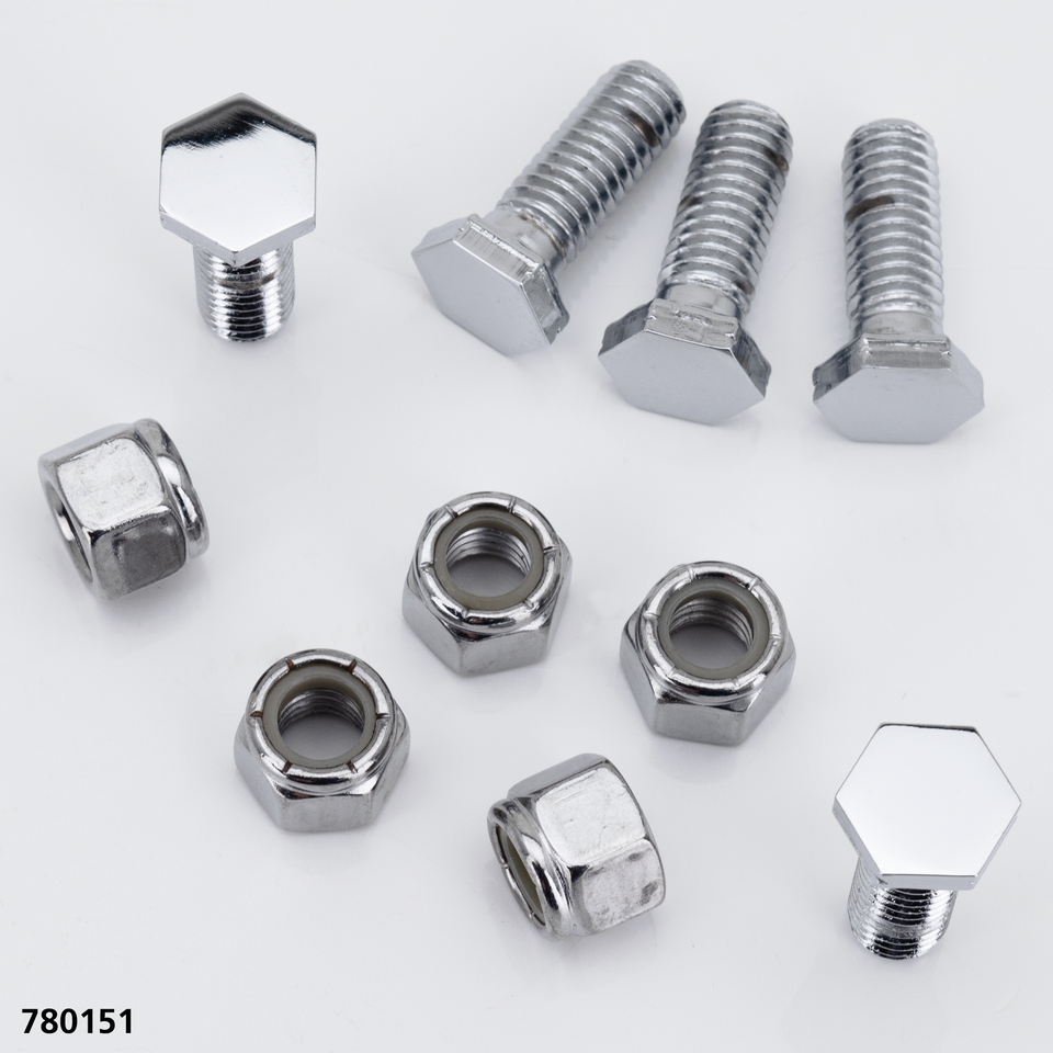 Disc Brk Rotr Bolts FL73-80 Rr Chr