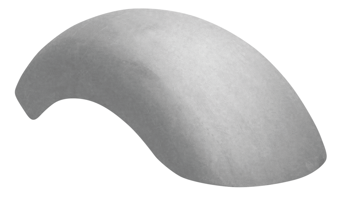 13.5" Custom round top Softail fender