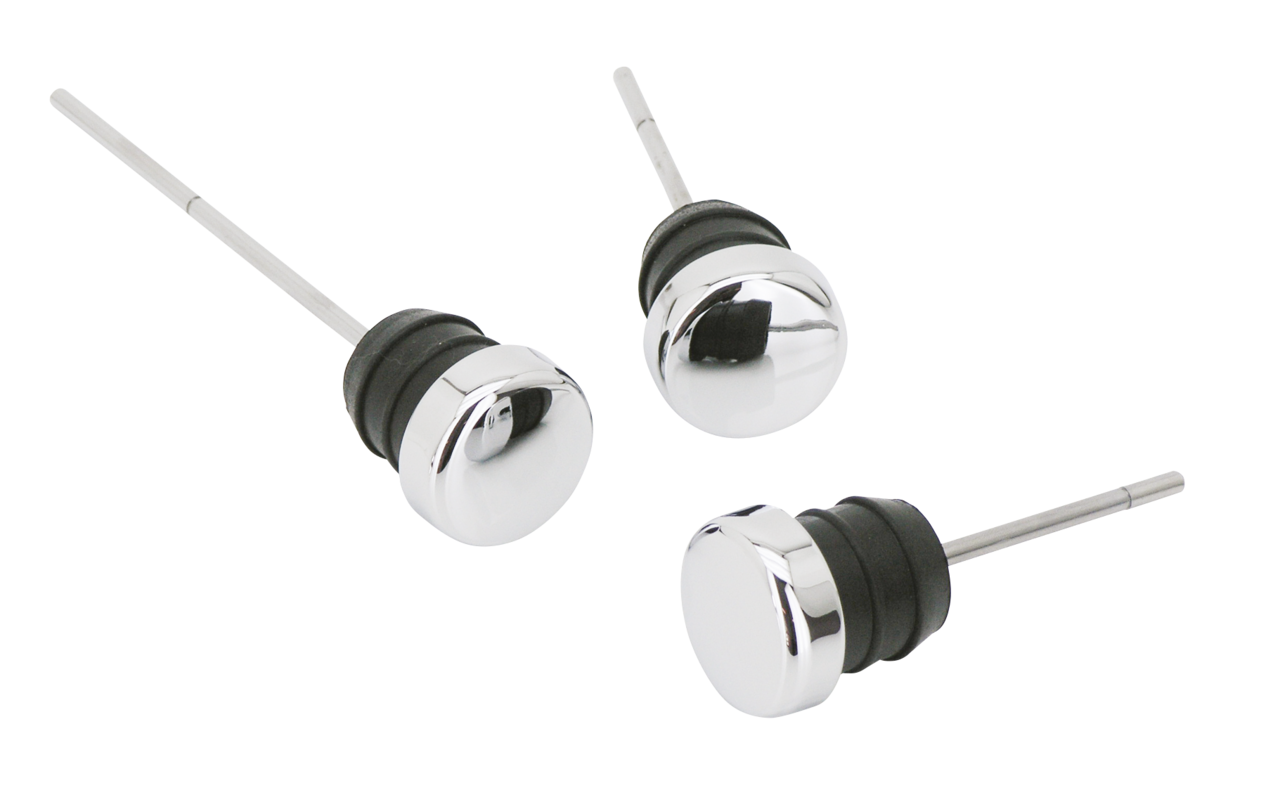 GZP Chrome oil tank plug w/ 4-1/8" dipst