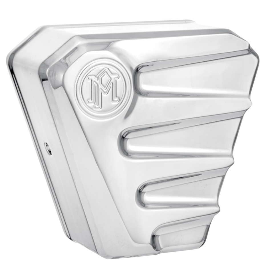 PM Scallop Horn cover Chrome