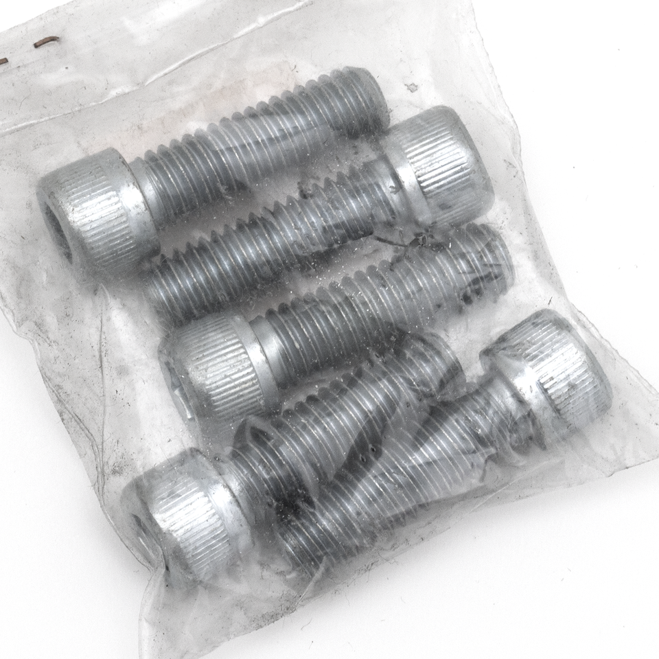 5pck allen bolt 7/16-14x1-3/8" UNC zinc
