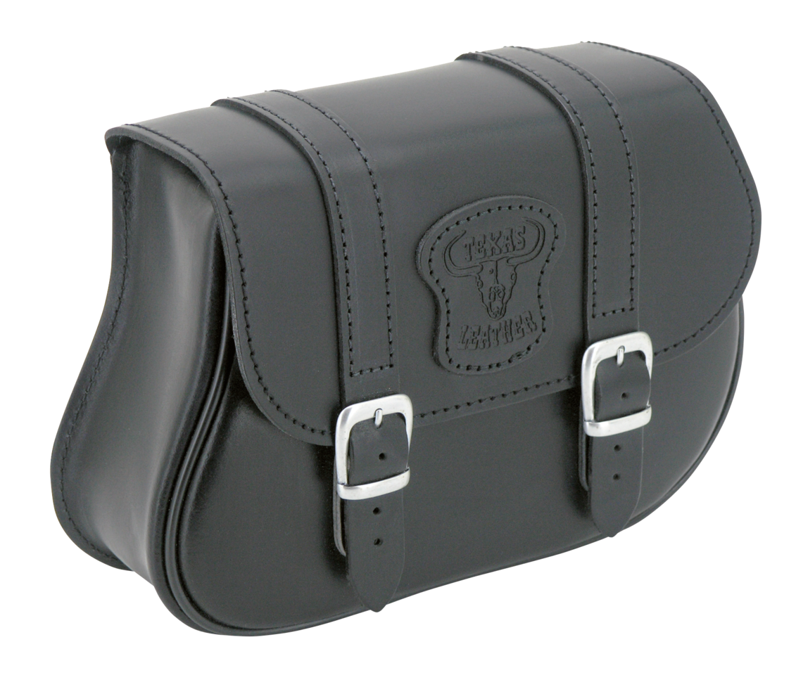 Texas Leather V-Rod black leather bag