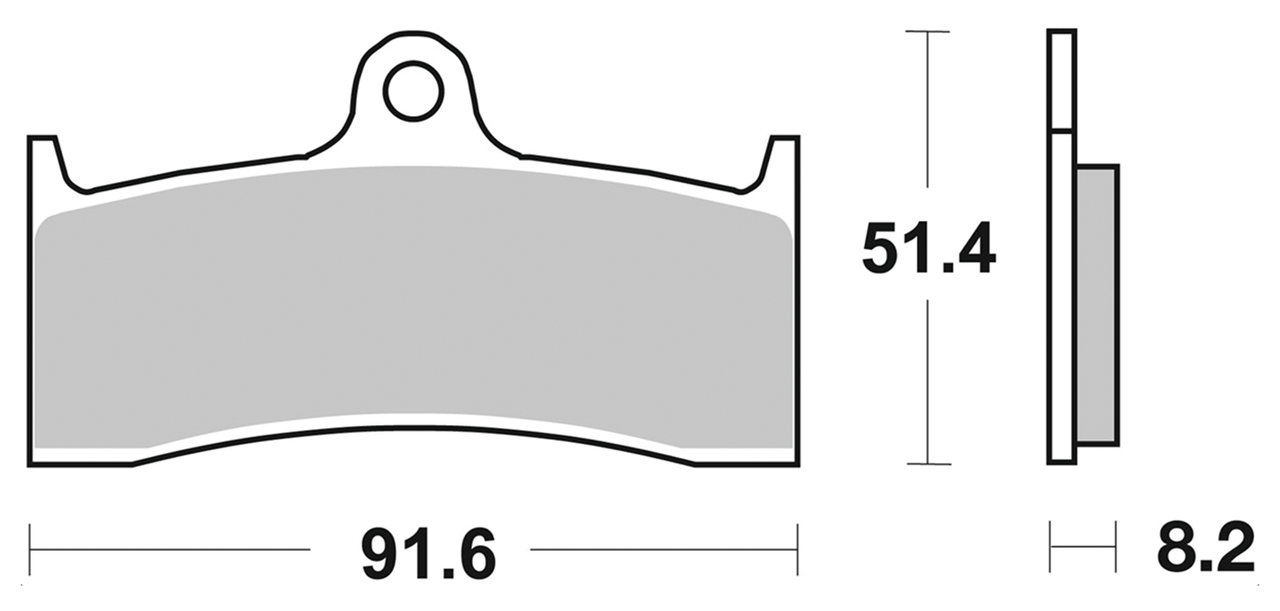 SBS HF Front brake pads Buell 98-02