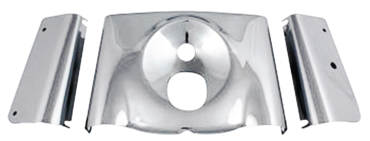Fork Cover Kit Smooth Chrome FLST86-17