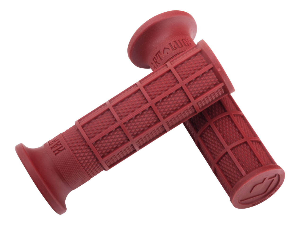 Hart Luck full waffle grips Dark Red
