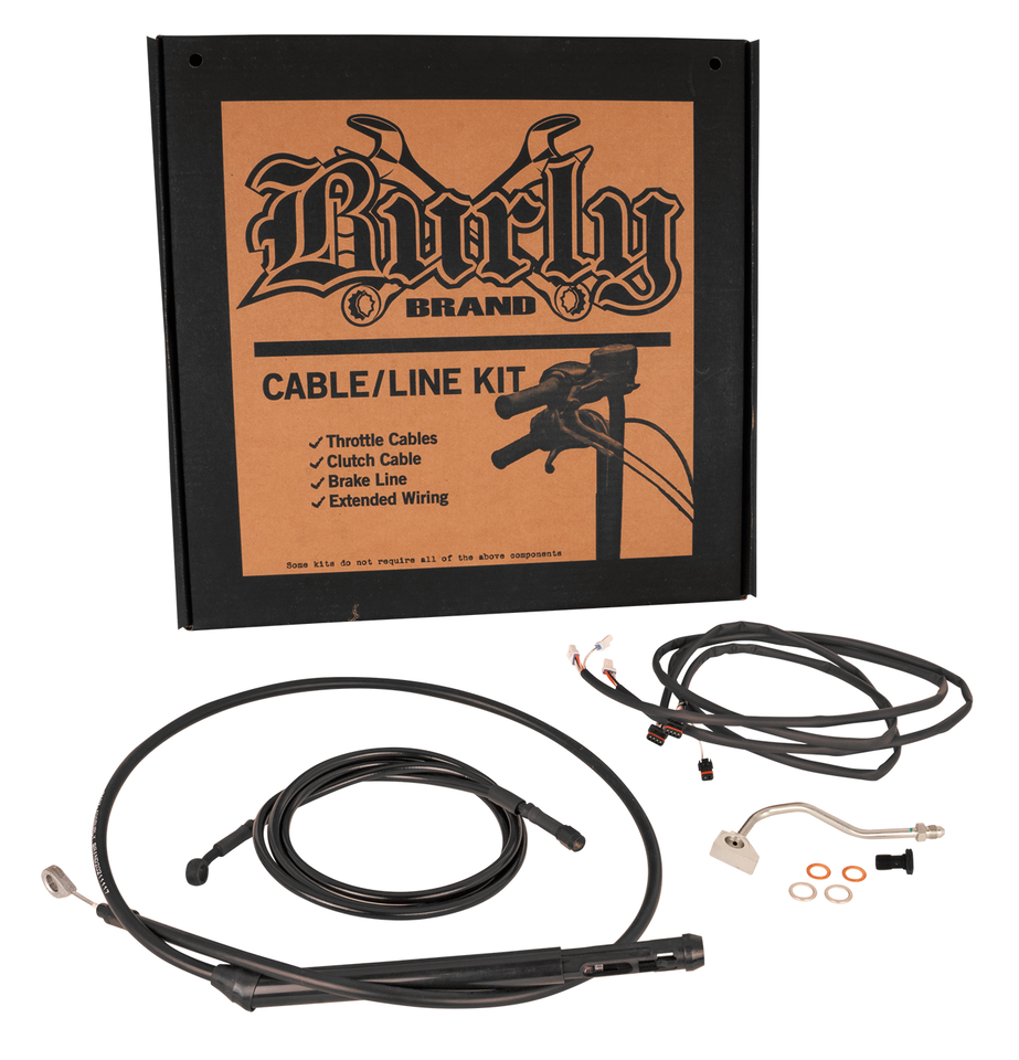 Burly Control Kit 15" Black FLH/T21-Up