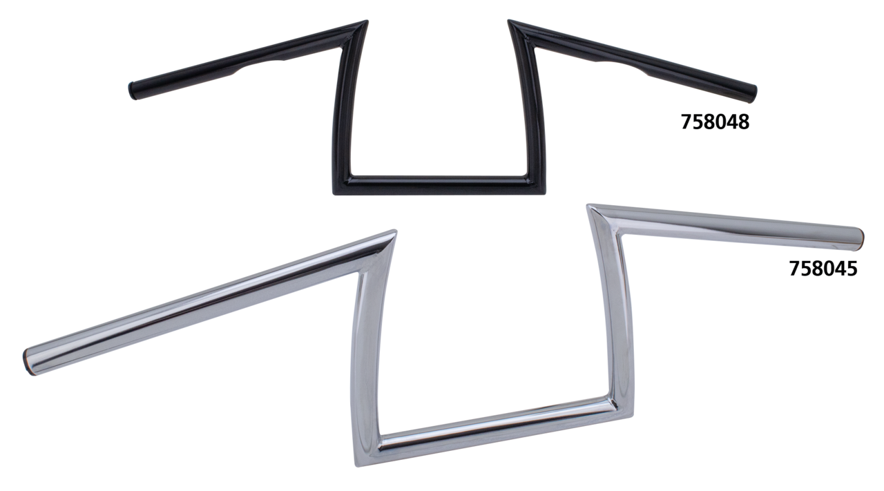 GZP ZCP Donkey bar+ BLACK NON-DIMPLED 8"