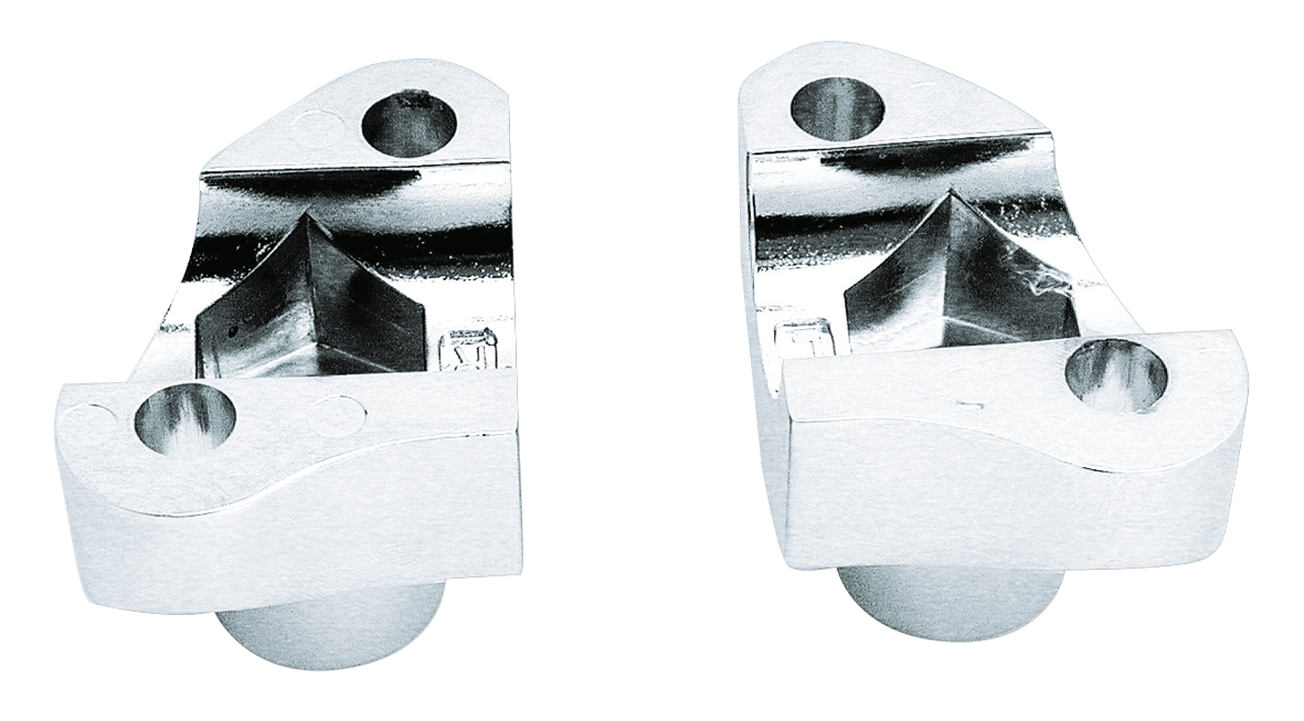 GZP "Shorty" h.bar risers chrome FLl77-8