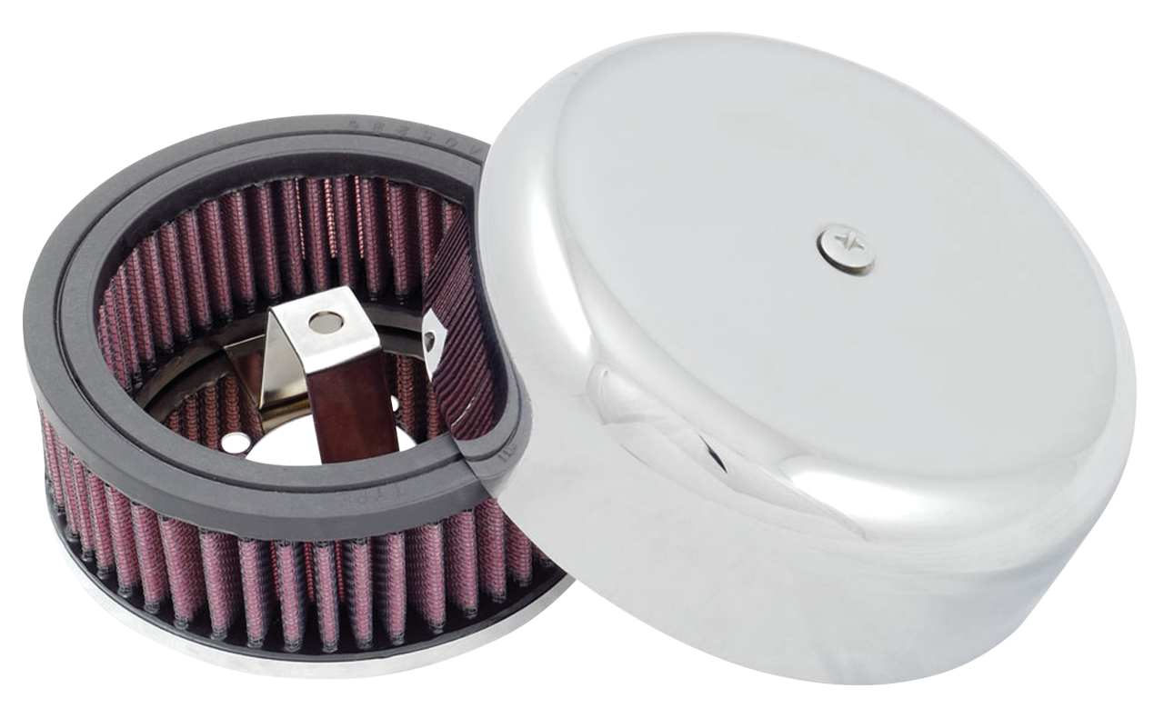 K&N Air cleaner 5.5" dia. round Linkert