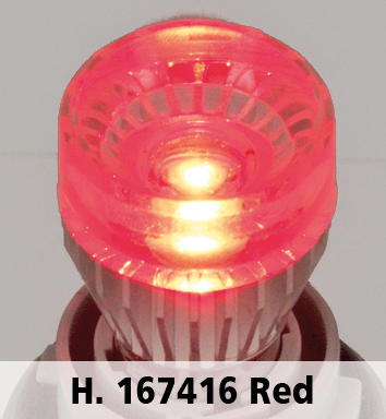 GZP SINGLE FPR-1 LED BULB RED BA15S