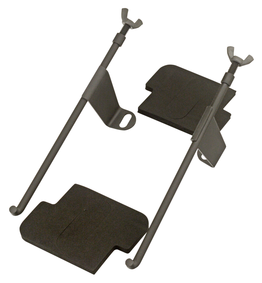 Battery rod kit with flags and pads