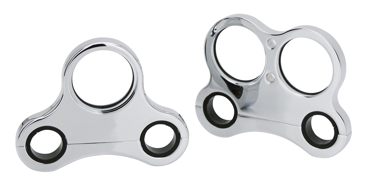 GZP Chr billet single gauge f/T-bar no h