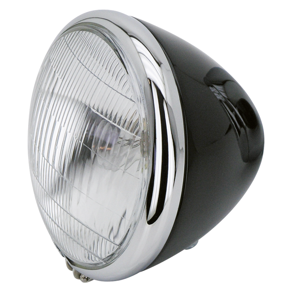 GZP Springer Headlight Compl. Black 6 vo