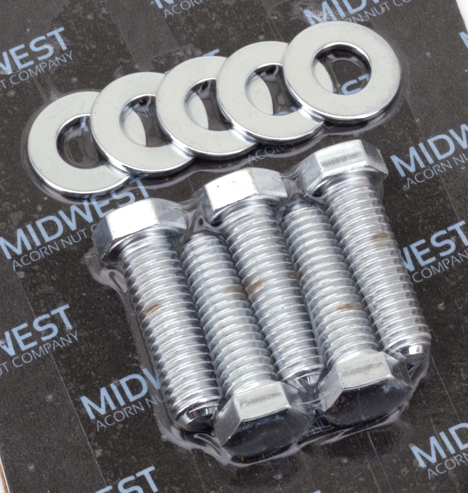 Chrome hex head sprocket bolt kit