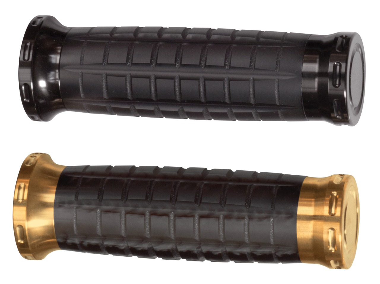 Grips set black anodized for Dual cable