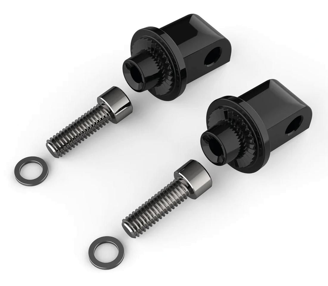Passenger Peg Adapters Blk Indian14-Up