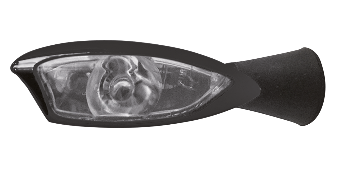 GZP Black E-appr LED turn signals, pair