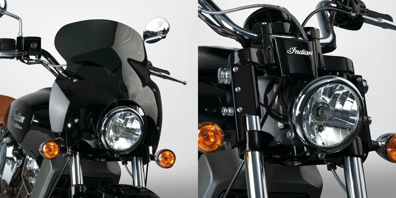 Wave QR windshield kit Scout black