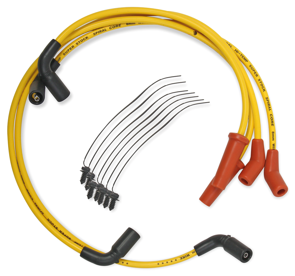 Accel S/S Spiral Core 8mm Yellow ME17-Up