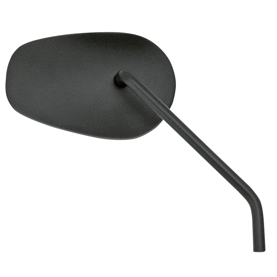 GZP Black Sidewinder mirror set round st