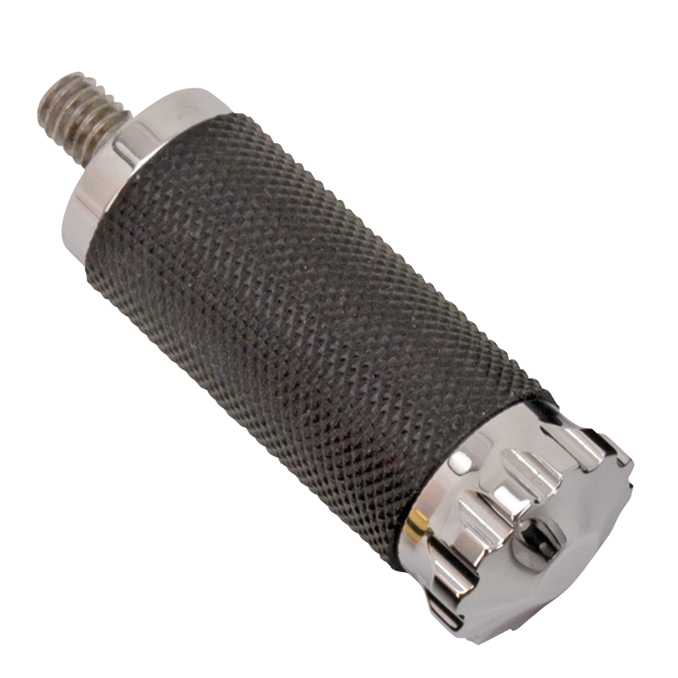 GZP Chrome Turbo shift peg w/stud black